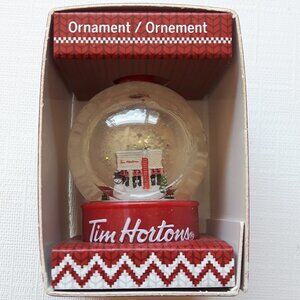 Tim Horton's Snow Globe Ornament 2015